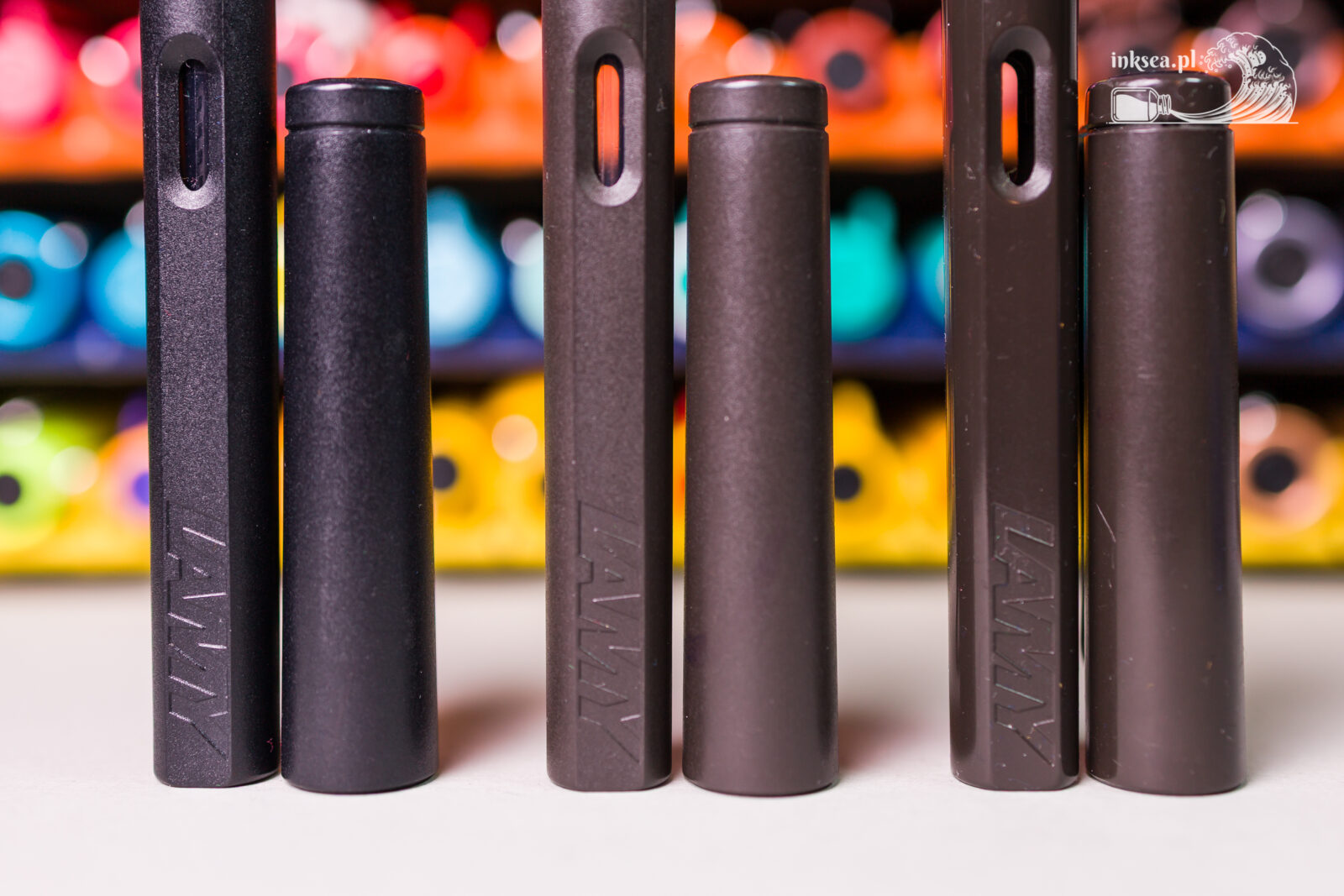 Lamy Safari All Black, Safari Umbra and Safari Charcoal